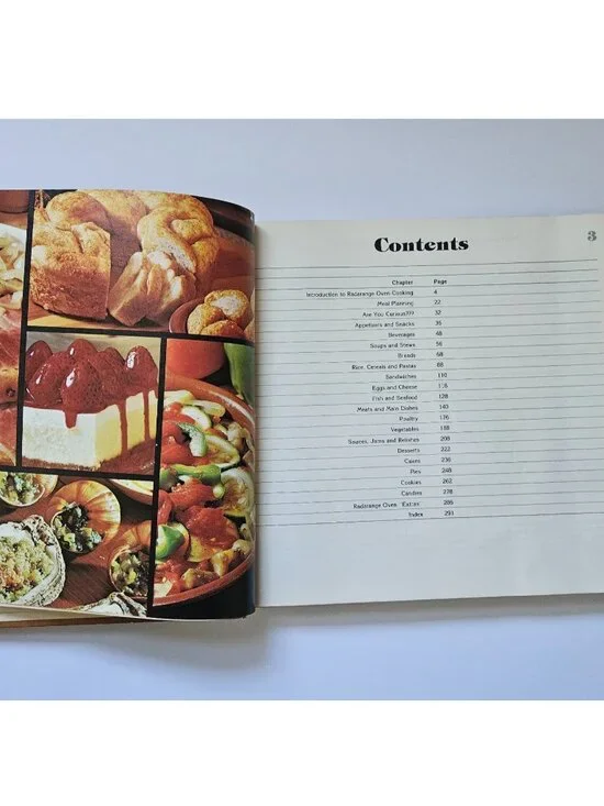 Introduction to Cooking Amana Radarange Microwave Oven Cookbook 1980 cottagecore - Picture 11 of 16
